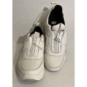 UGG Zip Gore-Tex Waterproof Leather White Shoes Mens Size 4 / Womens Size 5.5